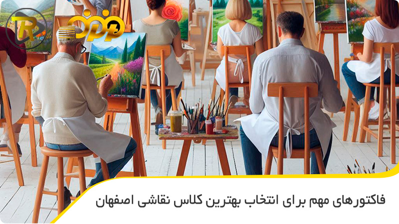 فاکتورهای مهم برای انتخاب بهترین کلاس نقاشی اصفهان