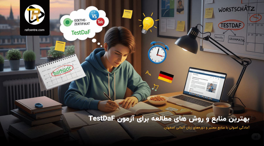 بهترین منابع برای آزمون TestDaF