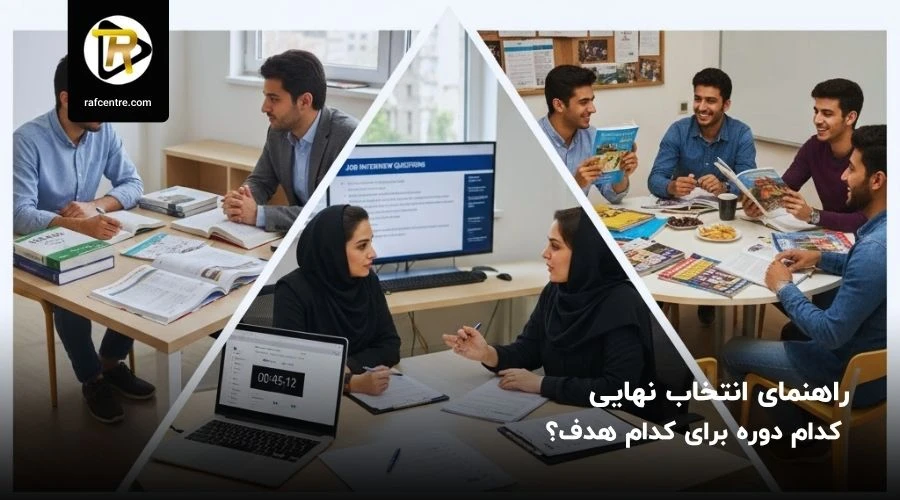 انتخاب نوع کلاس زبان براساس هدف